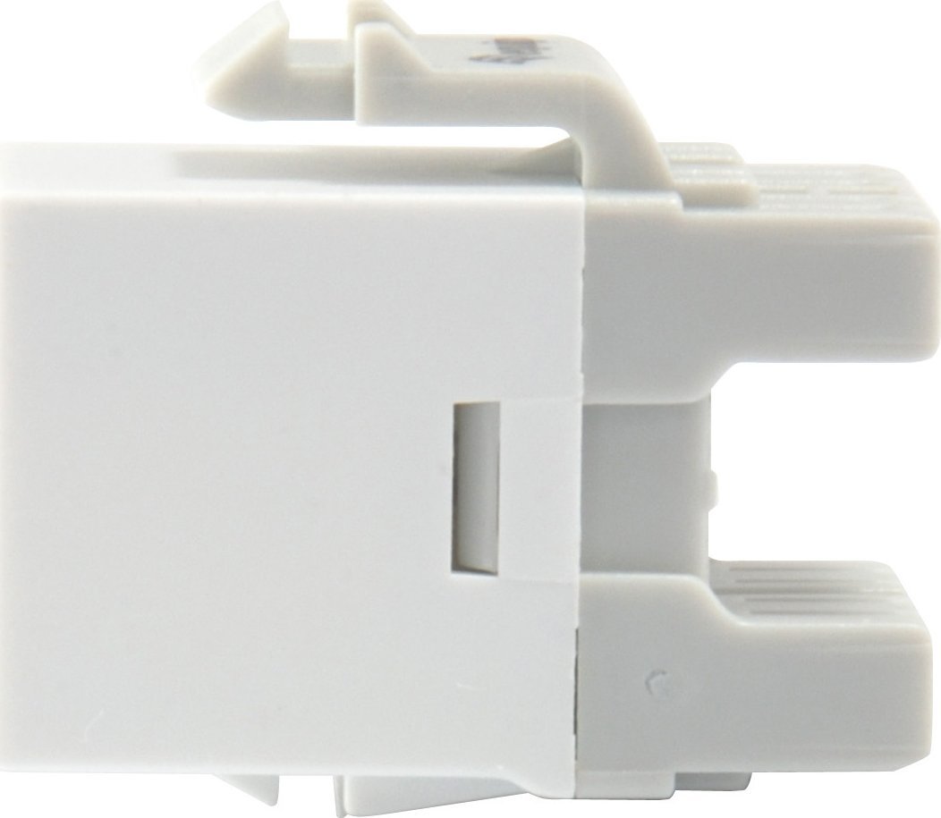 Modul rrjeti Equip Keystone Jack Cat.6 LSA, unshielded, slim, i bardhë