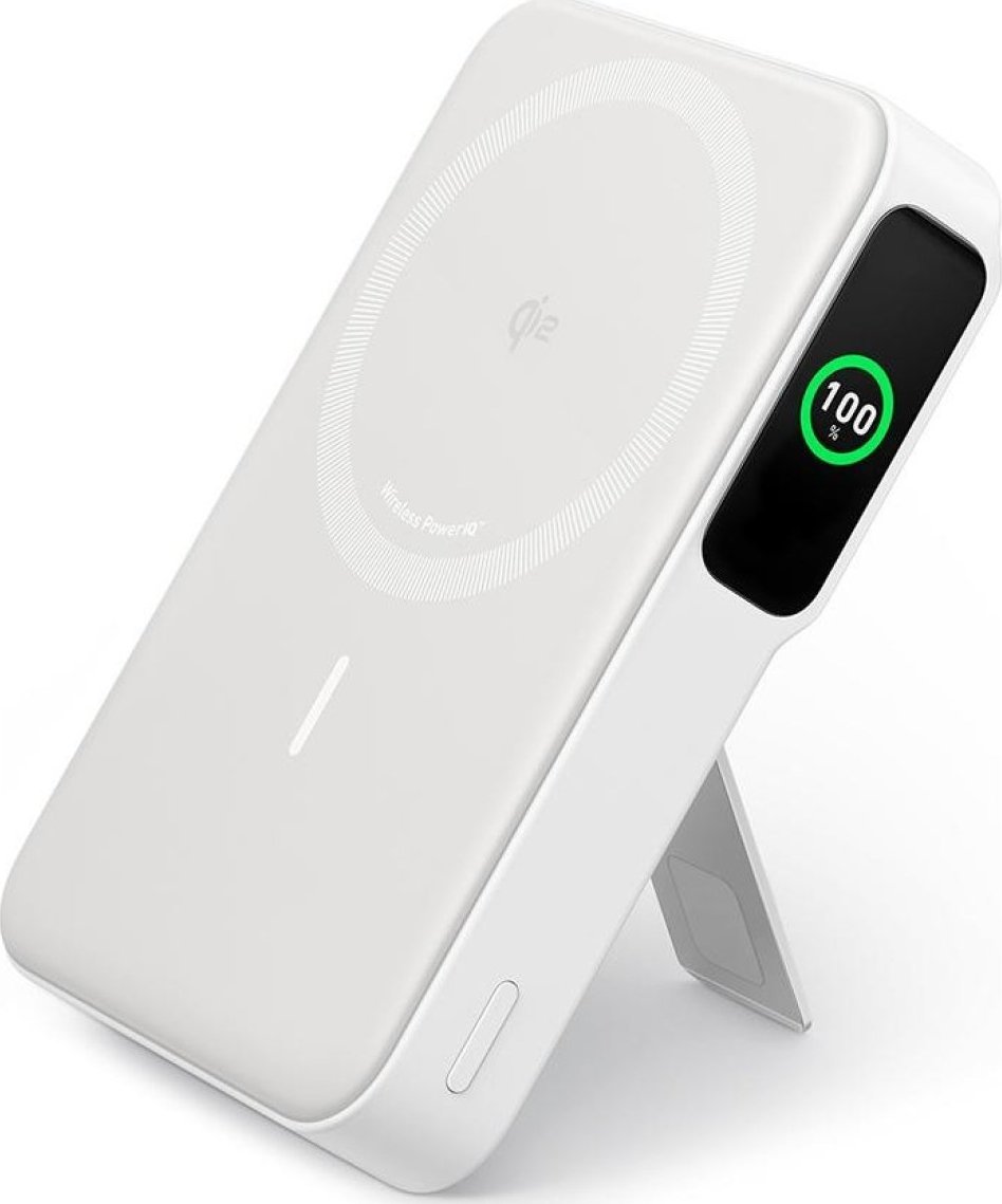 Power bank Anker 633 Magnetic Wireless, 10000mAh, 15W, i bardhë