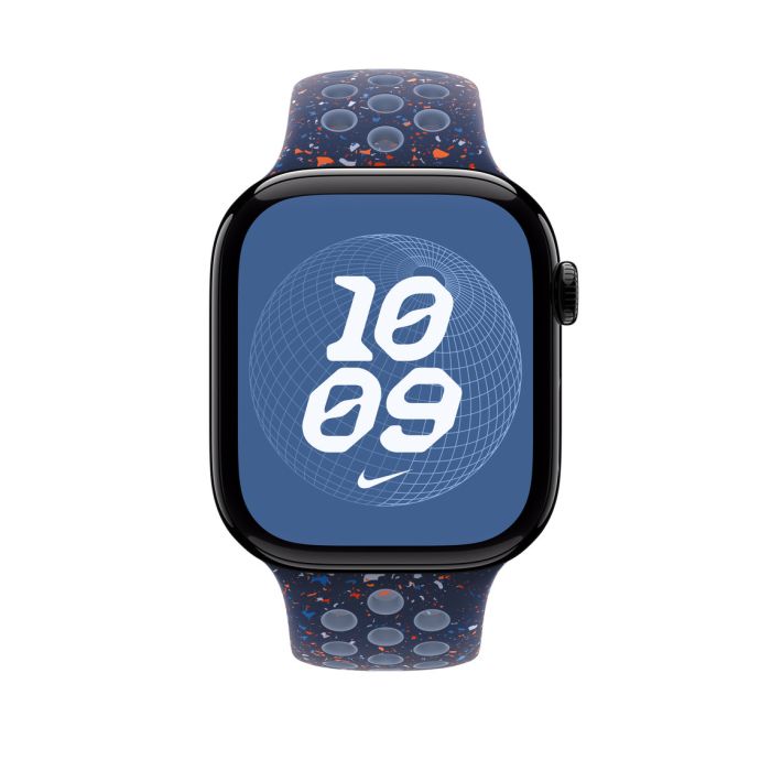 Apple Watch 46mm Band, Blue Ribbon Nike Sport Band, M/L