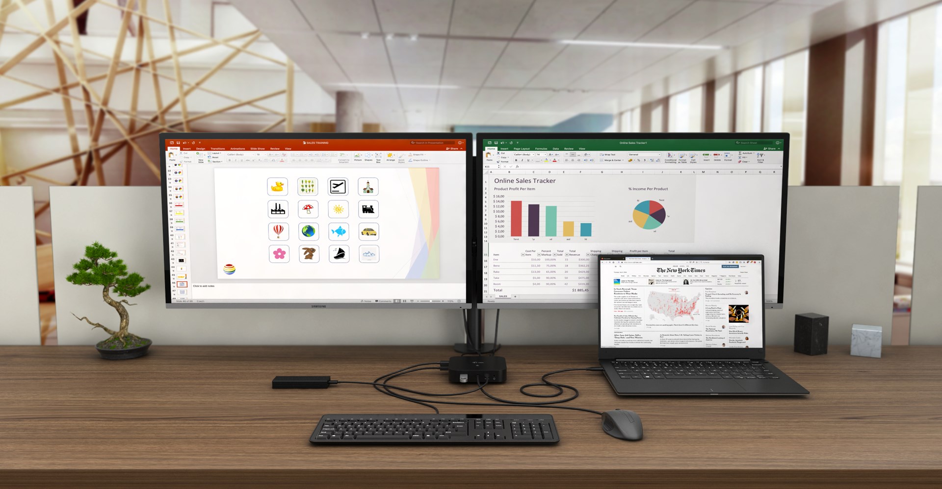 USB-C докинг станица i-tec, Dual Display, 100W Power Delivery, црна