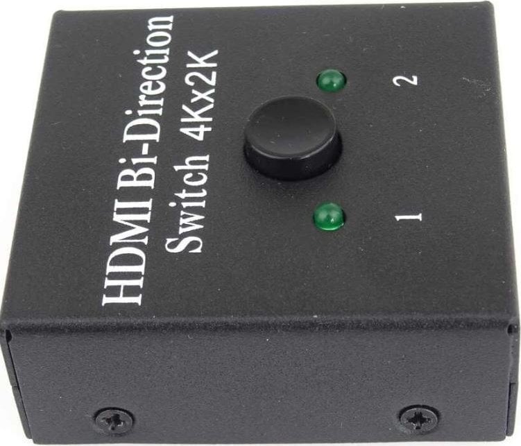 Ndërprerës HDMI PremiumCord, 2x1 1x2, 4K, i zi