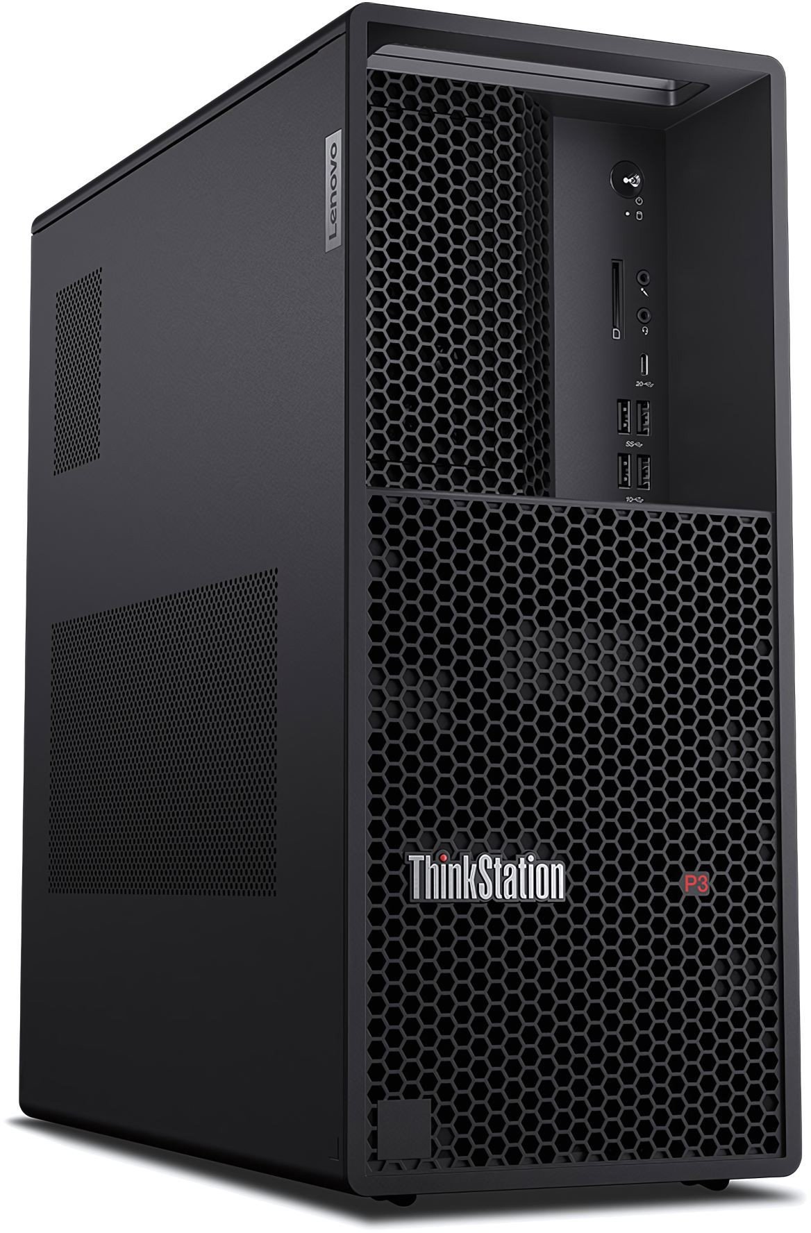 Workstation Lenovo ThinkStation P3 Tower Gen 2, Ultra 7 265, 32GB RAM, 1TB SSD, e zezë