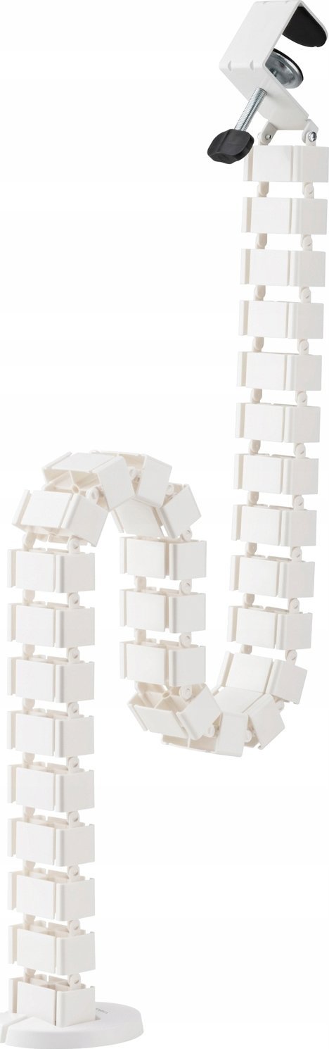 Kanal kabllosh LogiLink Flexible Cable Channel, 1347x129 mm, i bardhë