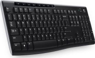 Tастатура Logitech K270 Wireless, со Unifying приемник, црна