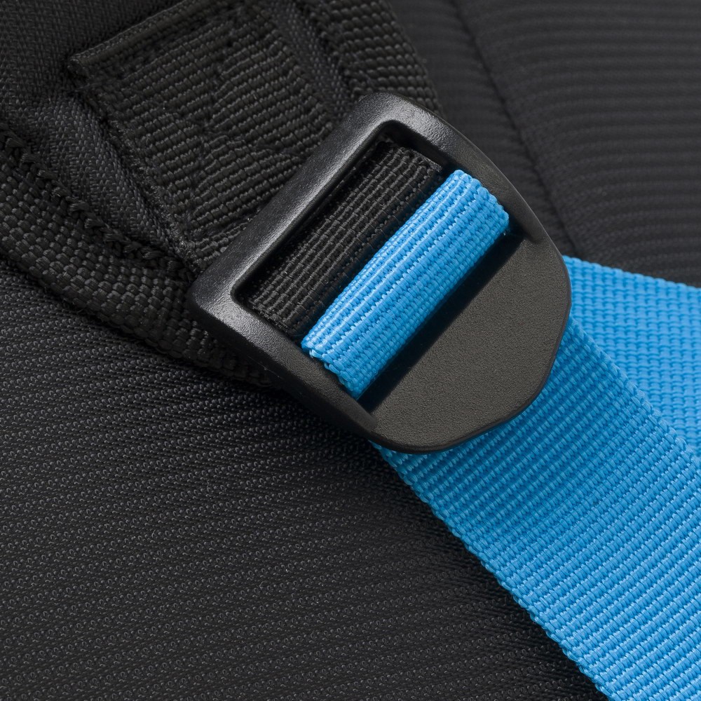 Çantë shpine për laptop RivaCase Regent, 17.3", e zezë / e kaltër