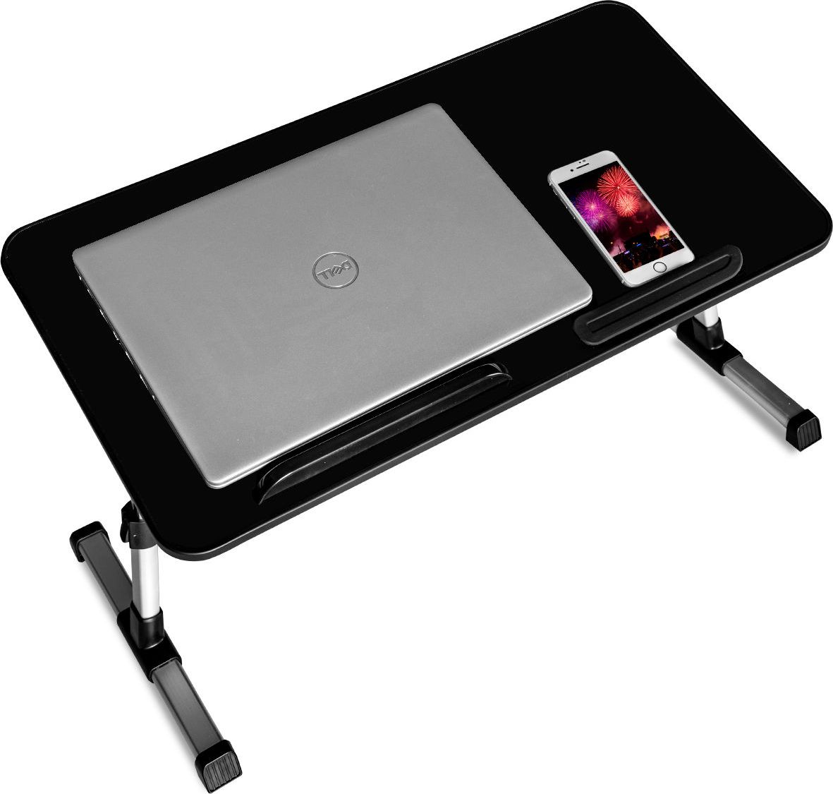 Tavolinë laptopi Mozos Game-SL1, për laptop 17", rregullim lartësie, dru natyral