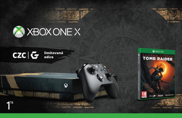 Konzolë Xbox ONE X, 1TB, CZE Limited Edition + Shadow of the Tomb Raider