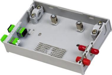 Kuti shpërndarëse murale optike Alantec FOPA-4A-03, 4x SC simplex, për 8 fibra, gri