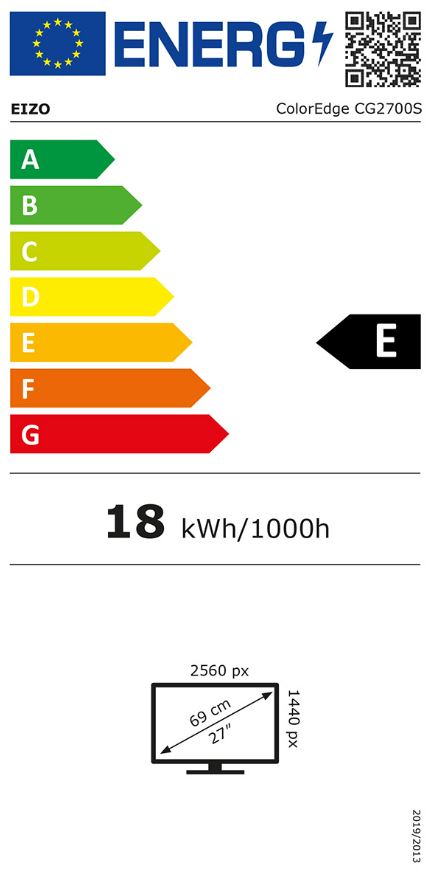 Монитор EIZO CG2700S, 27\", IPS, QHD, 60Hz, 19ms, црн