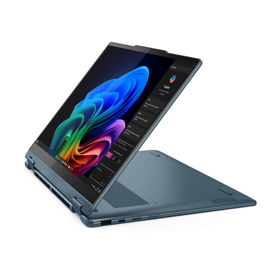 Laptop Lenovo Yoga 7 2-в-1 14AKP10, 14", AMD Ryzen AI 5, 16GB RAM, 512GB SSD, сина