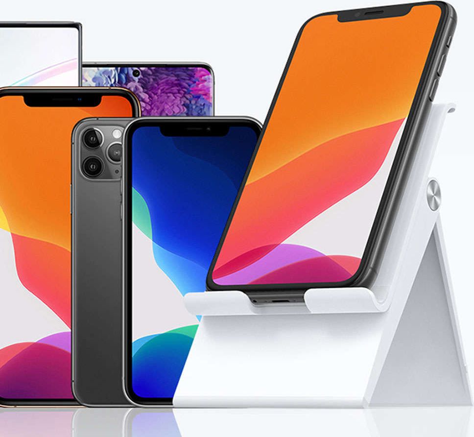 Standi për telefon Ugreen LP247, i rregullueshëm, 4.7-7.9", i bardhë