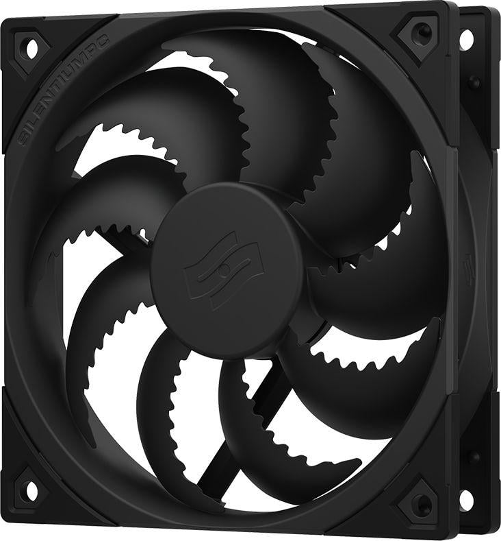 Ventilator ftohës SilentiumPC Fluctus 120 PWM (SPC316), 120mm, i zi
