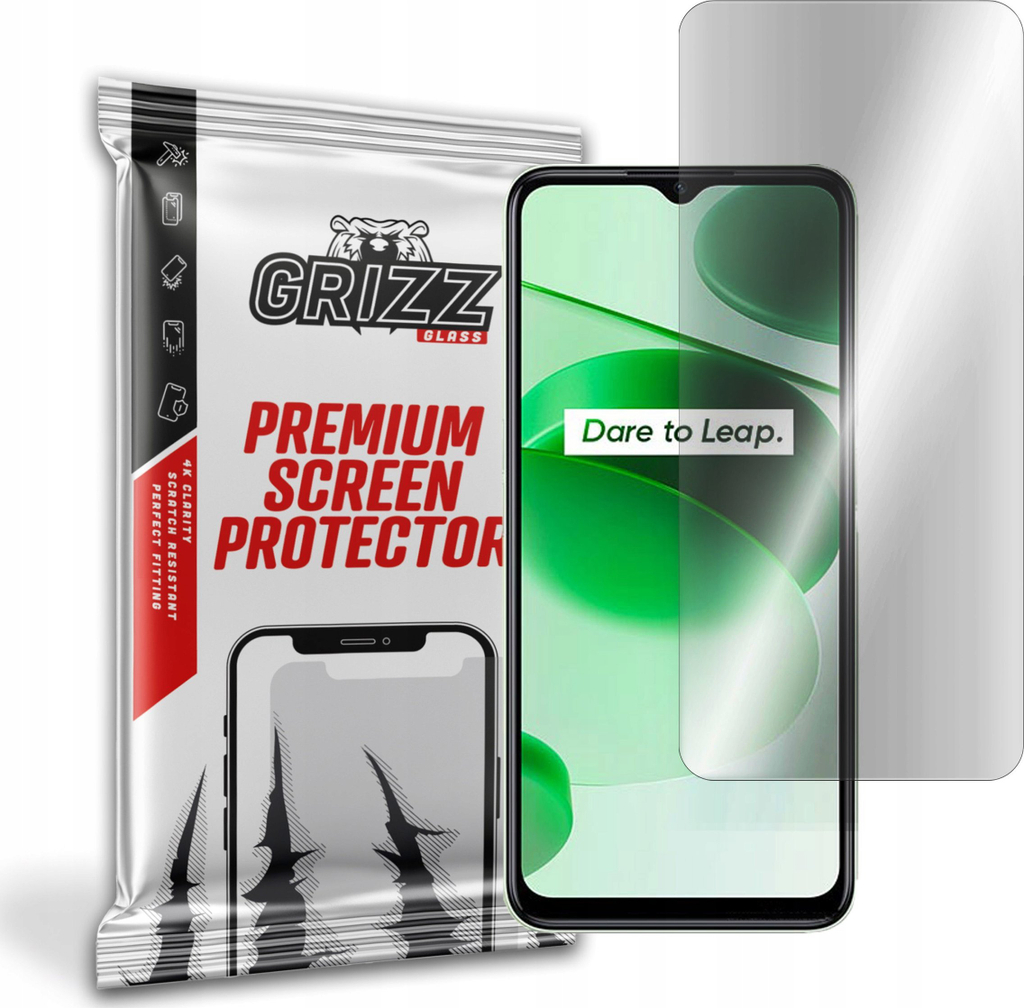 Mbrojtëse ekrani GrizzGlass Matte Film, për Realme C35, mat, transparente