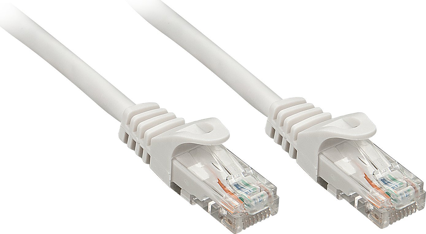 Kabllo rrjeti Lindy Patch Cable Cat6, U/UTP, 5m, gri