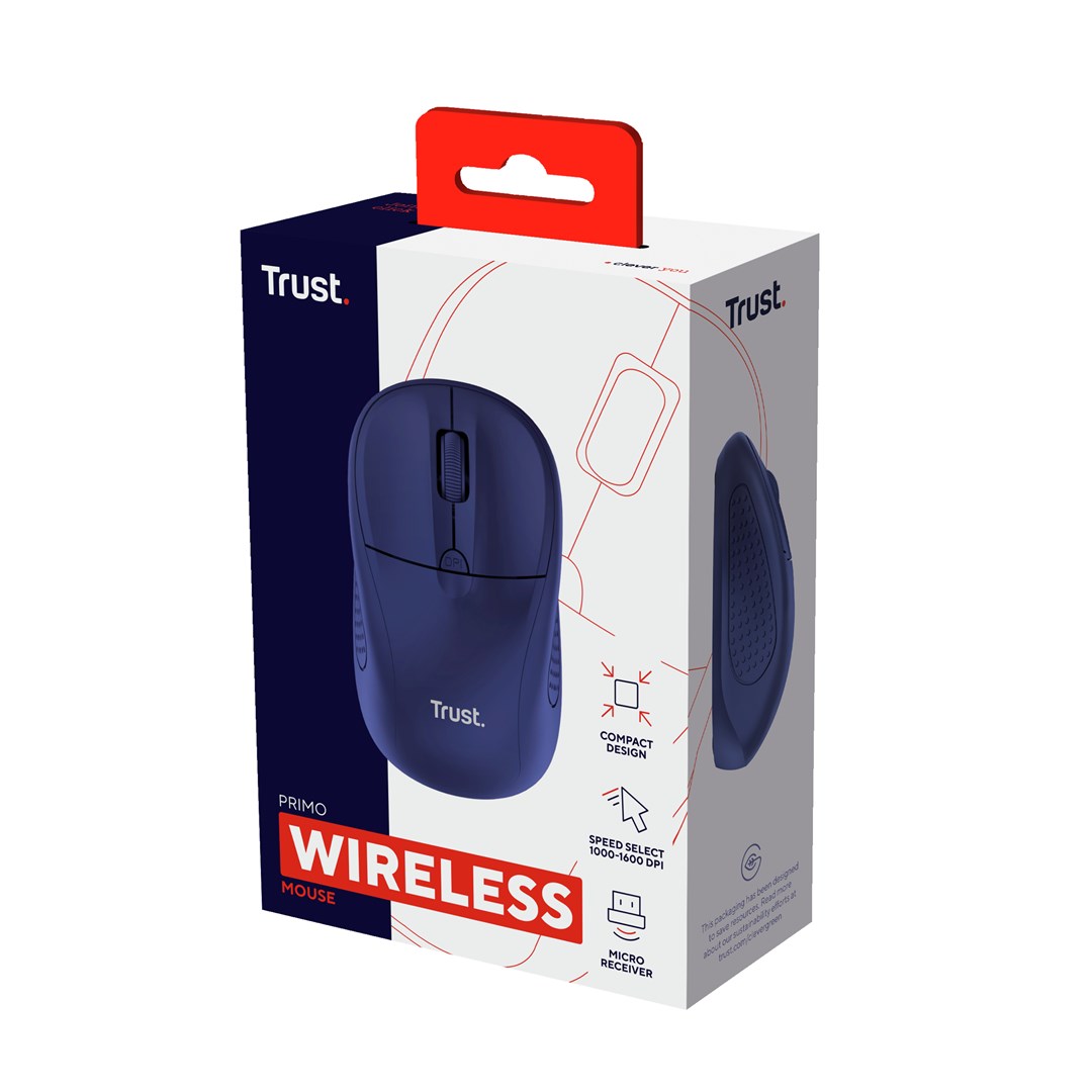 Maus Trust Primo, RF Wireless, i kaltër