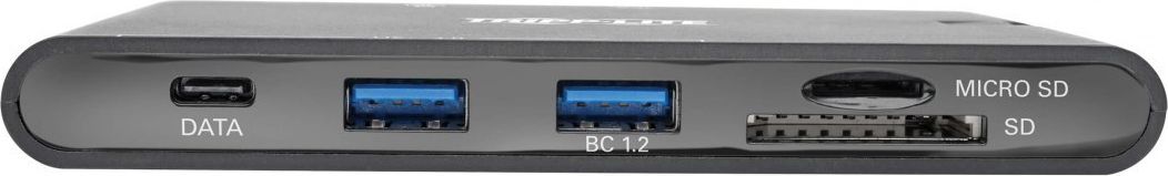 Dock USB C Tripp Lite U442 DOCK3 B, HDMI 4K dhe VGA, Gigabit Ethernet, i zi
