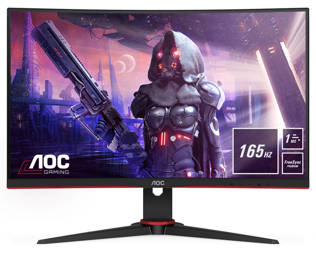Monitor AOC C24G2AE/BK, 23.6", 1920 x 1080, Full HD, 165 Hz, i zi