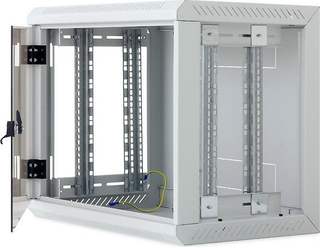 Kabinet rrjeti Triton Delta U 5S, 12U, 19", montim në mur, gri