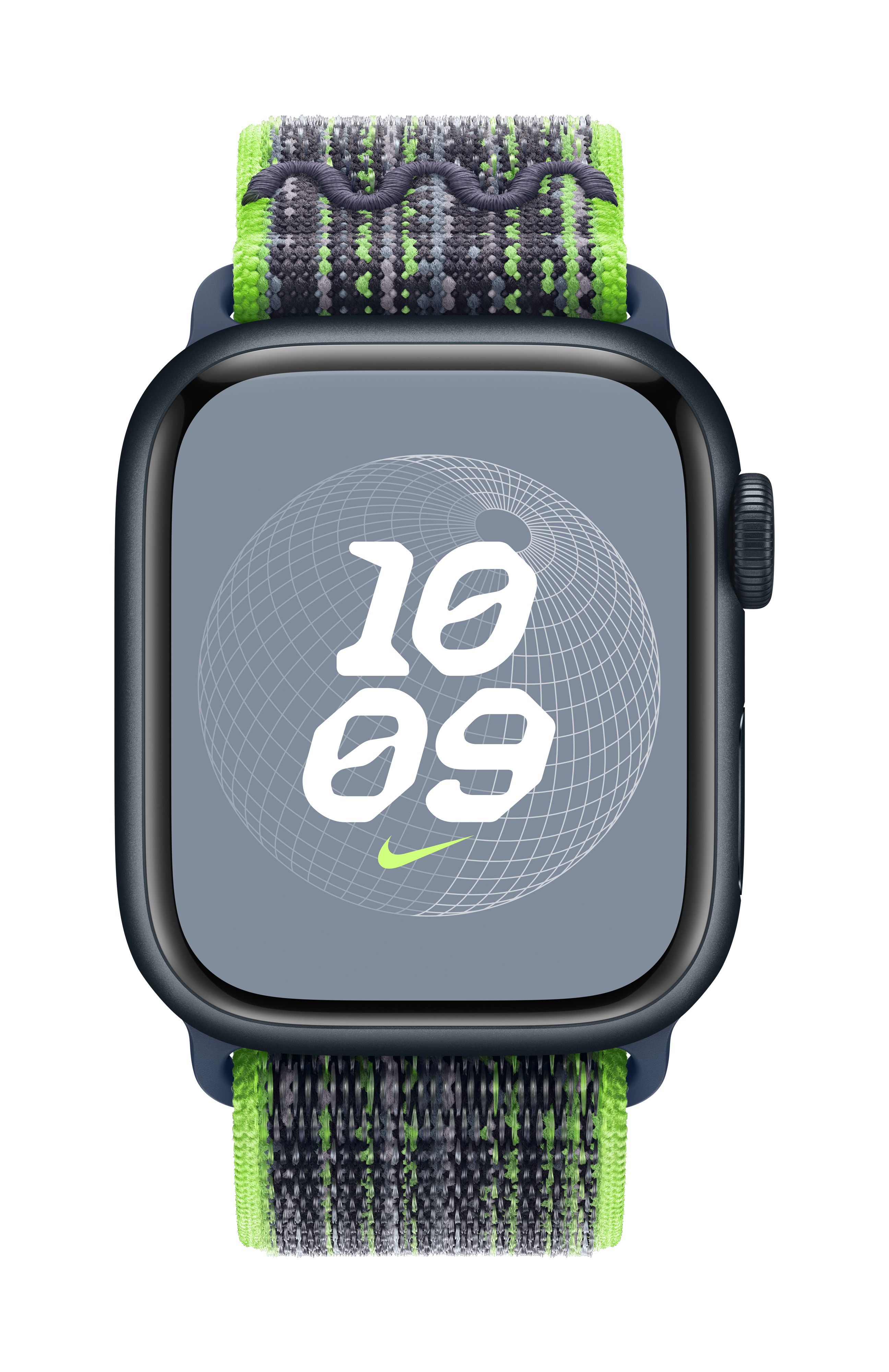 Apple Watch 41mm Nike Band, Bright Green/Blue Nike Sport Loop