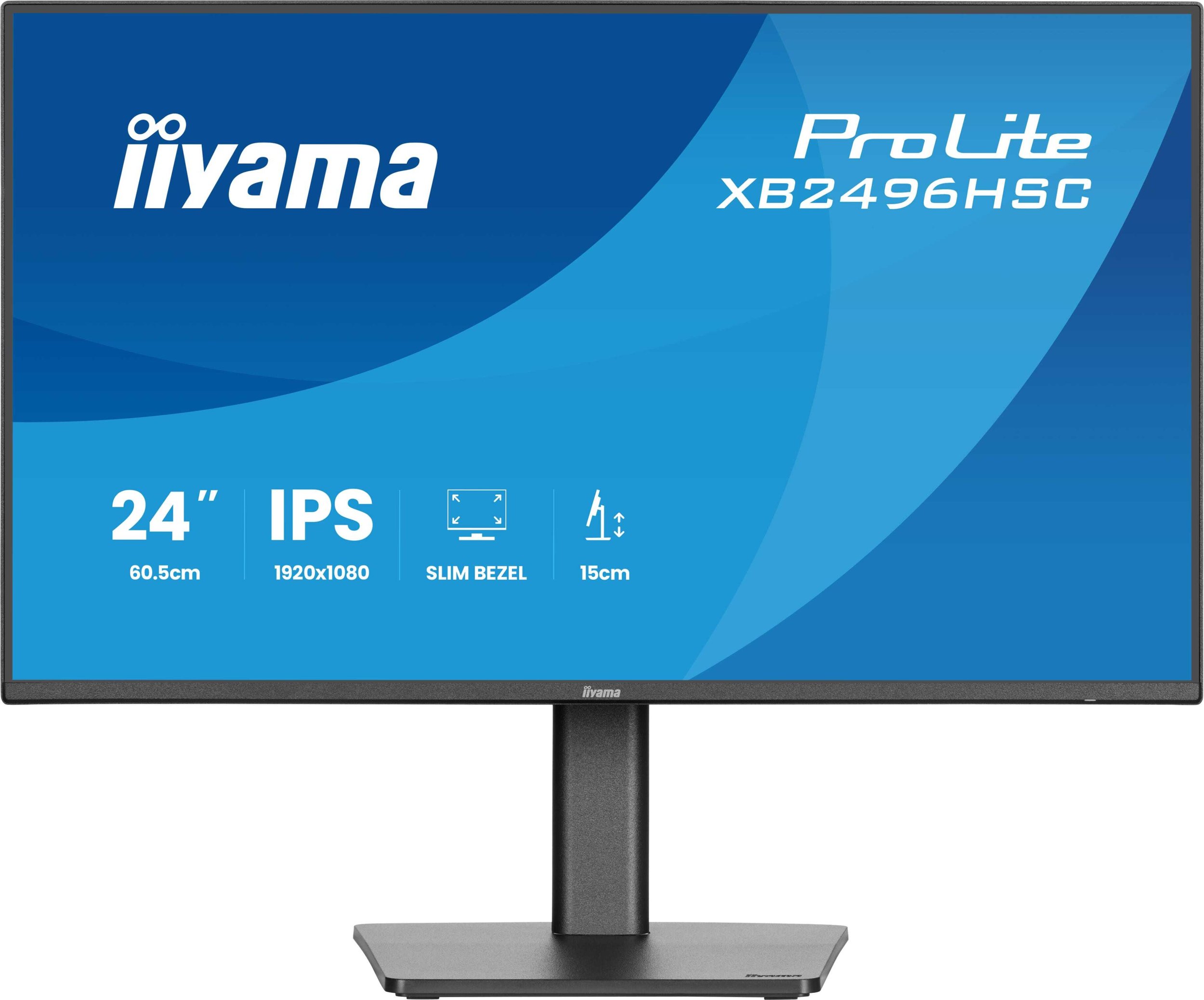 Монитор IIYAMA XB2496HSC-B1, 24\", IPS, Full HD, црн