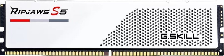 Memorie RAM G.Skill Ripjaws S5 F5-5200J4040A48GX2-RS5W, 96GB DDR5, 5200MHz, e bardhë