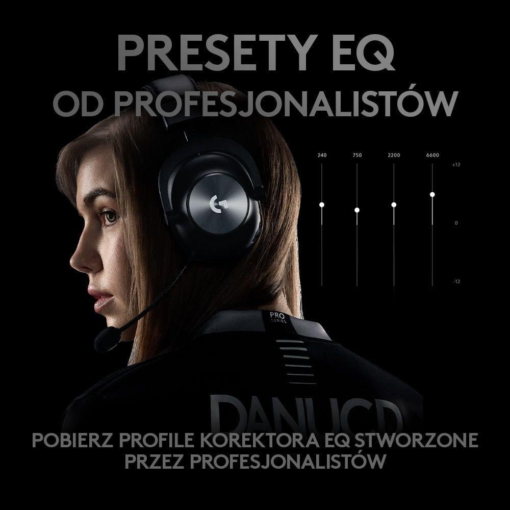 Слушалки Logitech G Pro X Lightspeed, црна боја