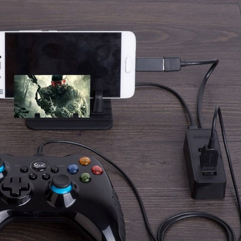 USB хаб Orico W5P, 4 USB 3.0 порти, 5Gbps, црн