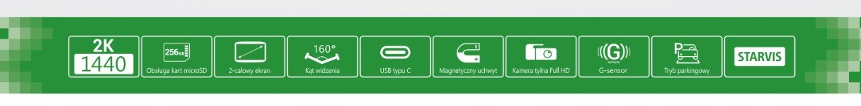 Regjistrues video për makinë Navitel R460, 2K, kënd 160°, montim magnetik, i zi