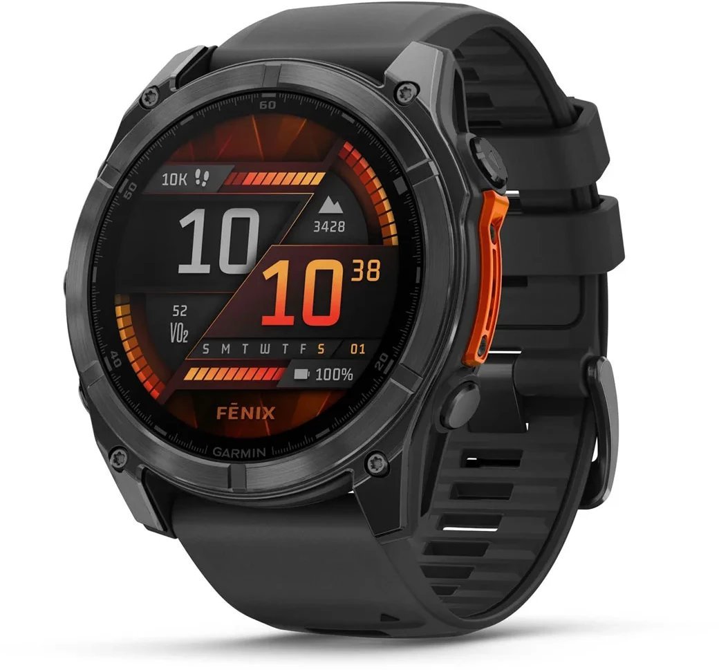 Ora sportive Garmin Fenix 8, 51mm, GPS, e zezë