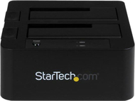 Dok USB StarTech Dual Bay, USB 3.0 dhe eSATA, për SSD/HDD 2.5"/3.5", i zi