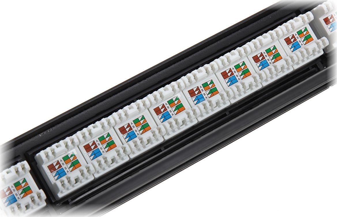Patch panel Delta PP-24 RJ FX 6C, 24x RJ45, 1U 19", i zi