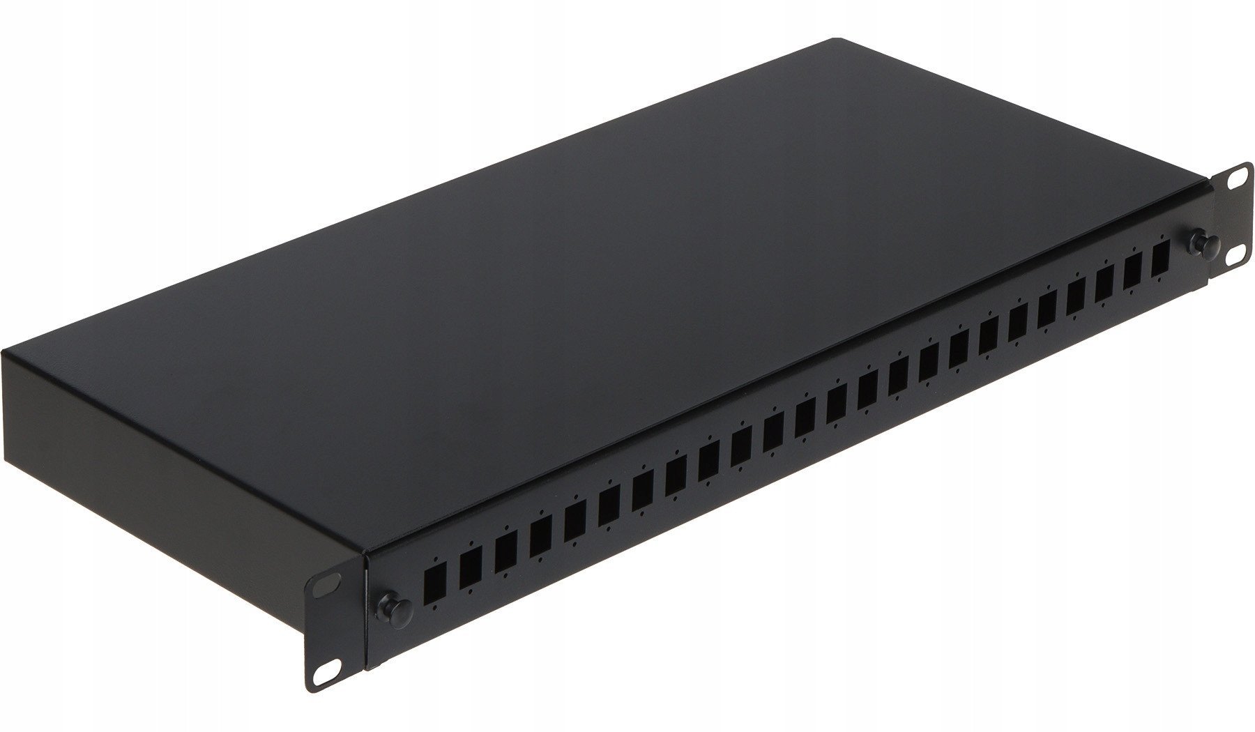 Куќиште за распределба на оптички влакна PPO 1U 24 порти, за шкаф за монтирање 19"