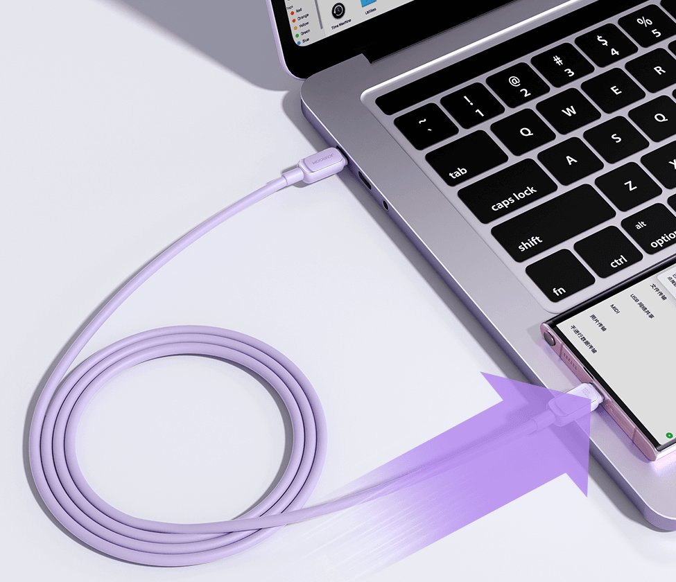 Kabllo USB Joyroom JYR757, USB C në USB C, 1.2m, lejla