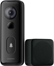 Zile me kamerë Xiaomi Smart Doorbell 3S, e zezë