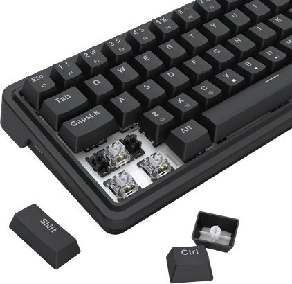 Tastierë mekanike Nova K709, 65%, RGB, e zezë