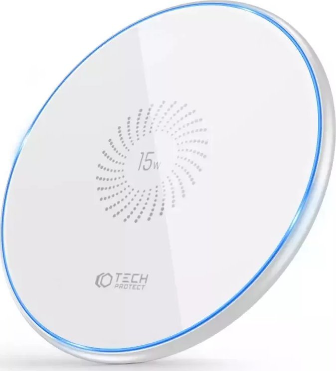 Karikues wireless Tech-Protect QI15W-C1, 15W, me kabllo USB C, i zi