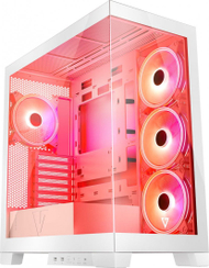 Kasë Modecom Volcano Space Apex ARGB, e bardhë, Midi Tower