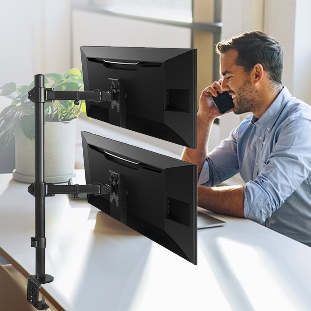 Mbajtëse monitori Maclean MC-967, 13-27", VESA 100x100, e zezë
