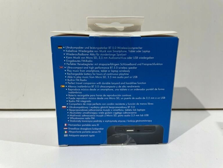 Altoparlant portativ LogiLink, Bluetooth 5.3, radio FM, i zi