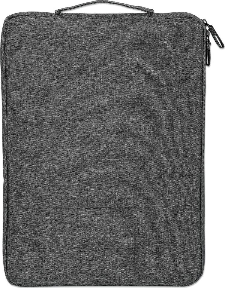 Çantë mbrojtëse për laptop Manhattan Seattle 15.6", xhep me zinxhir, gri