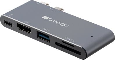 Docking station Canyon CNS-TDS05DG, HDMI 4K, i hirtë
