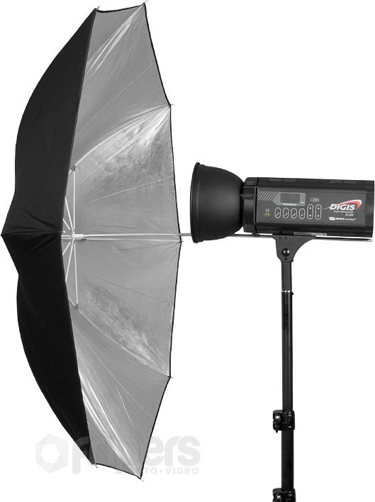 Çadër fotografike Aurora U-105C, 105 cm, difuzion drite, e bardhë