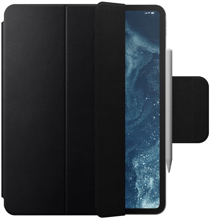 Kuti mbrojtëse Nomad Leather Folio, për iPad Pro 11" M4, lëkurë, e zezë