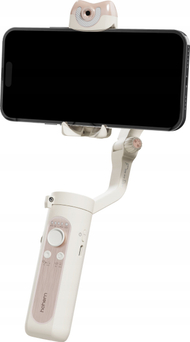Стабилизатор за паметен телефон Hohem iSteady V2s, 3 оски, со ЛЕД светло, бел