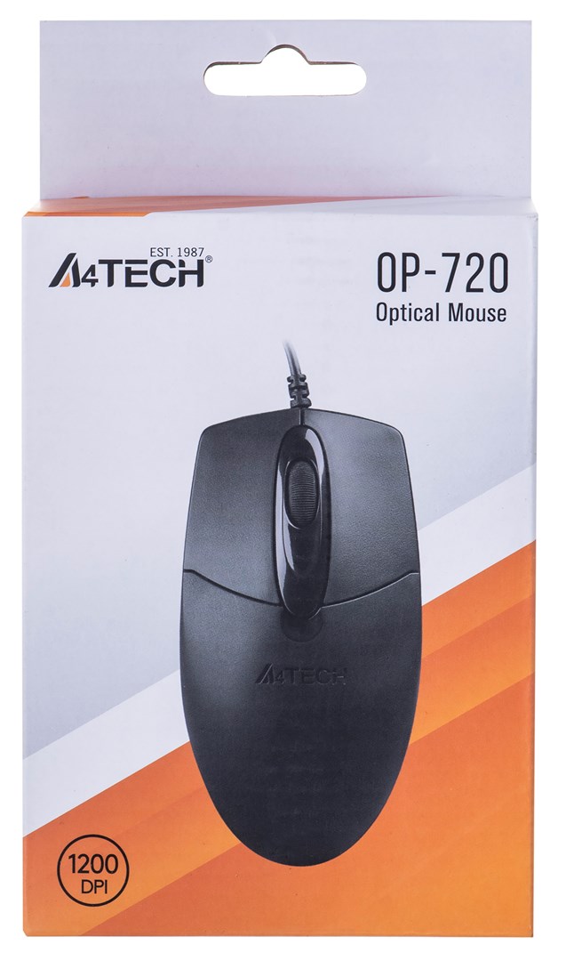 Maus A4 Tech OP-720, USB Type-A, i zi