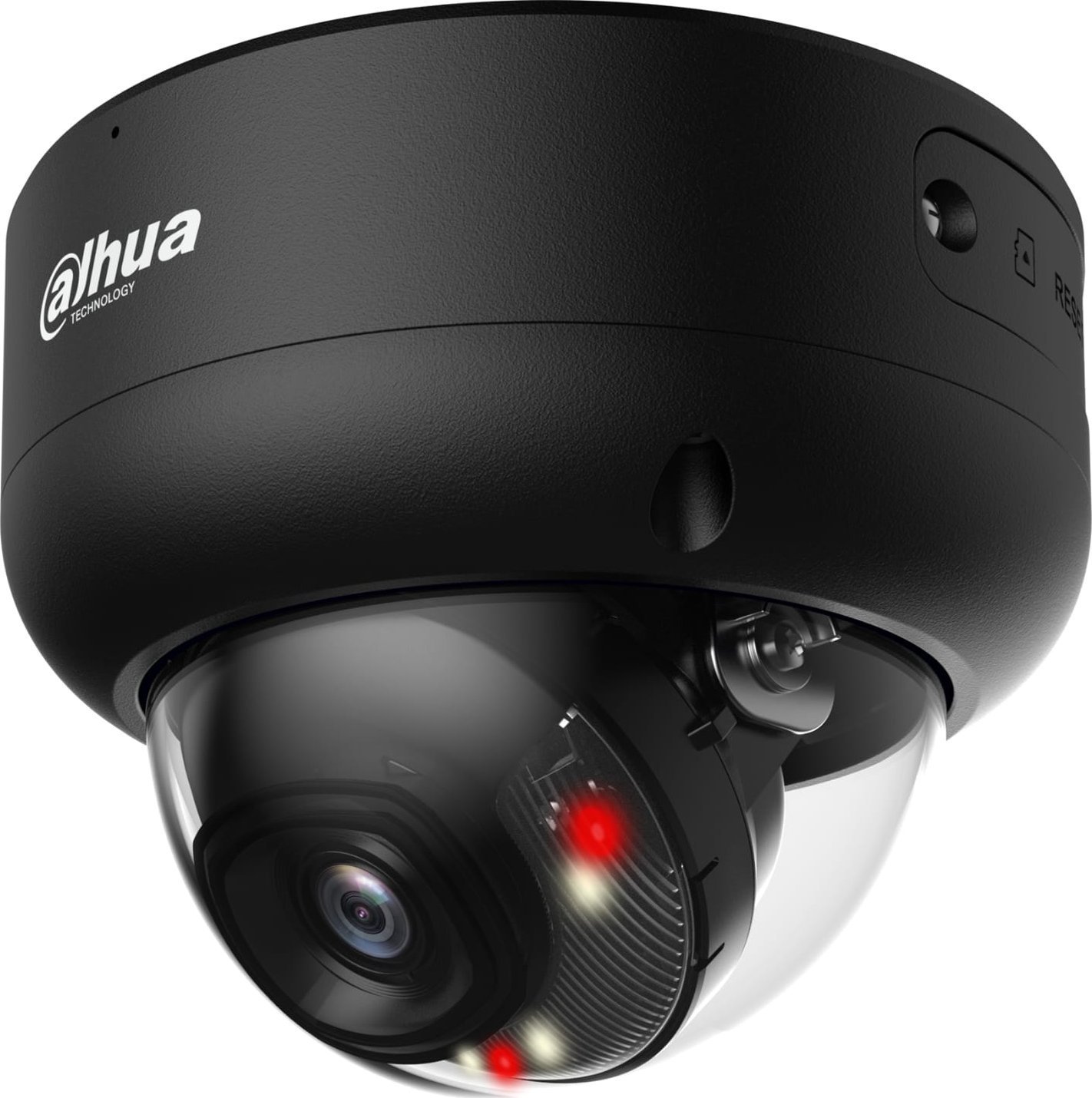 Kамера IP Dahua IPC-HDBW3649E-AS-IL-0280B, 6 Mpx, Smart Dual Light, црна