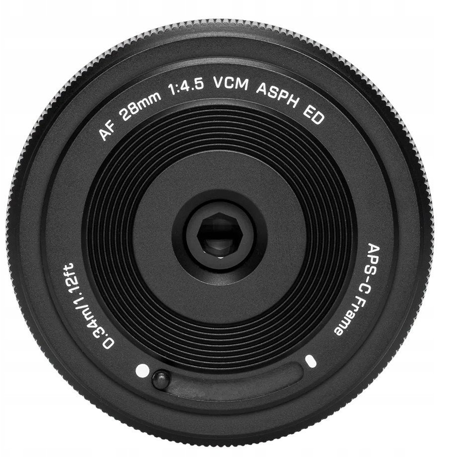 Objektiv Viltrox AF 28mm f/4.5 për Fujifilm X, autofokus, ultra i hollë, i zi