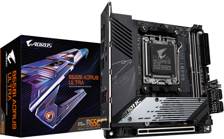 Pllakë amë GIGABYTE B650I AORUS ULTRA, AM5, mITX