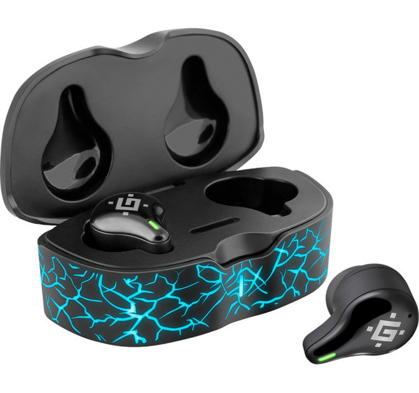 Kufje Defender Cyberdots 250 Bluetooth Gaming, të zeza
