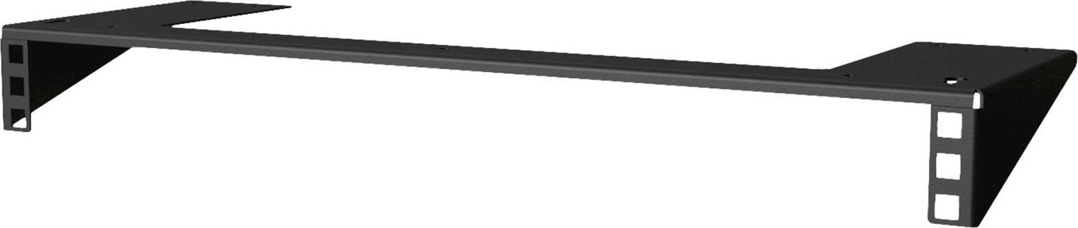 Kllapë montimi nën tavolinë Caymon 1RU, për pajisje 19", çelik, e zezë